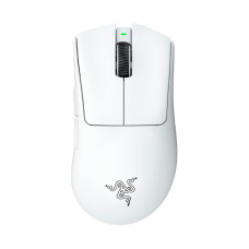 Razer DeathAdder V3 Pro Gaming Mouse: 64g Ultra Lightweight - Focus Pro 30K Optical Sensor - Fast Optical Switches Gen-3 - HyperSpeed Wireless - 5 Programmable Buttons - 90 Hr Battery - White